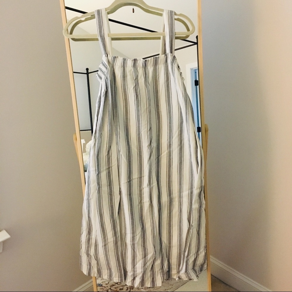Liz Lange Maternity Striped Midi Dress | M
